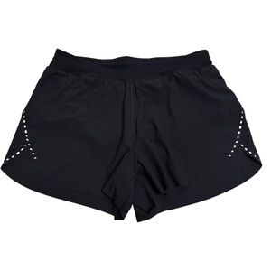 Hey Nuts Focus Running Black Women's Athletic Shorts Size M-L